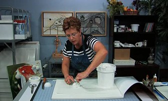 Suzy Andron Demonstrates How to Create Texture in Paintings